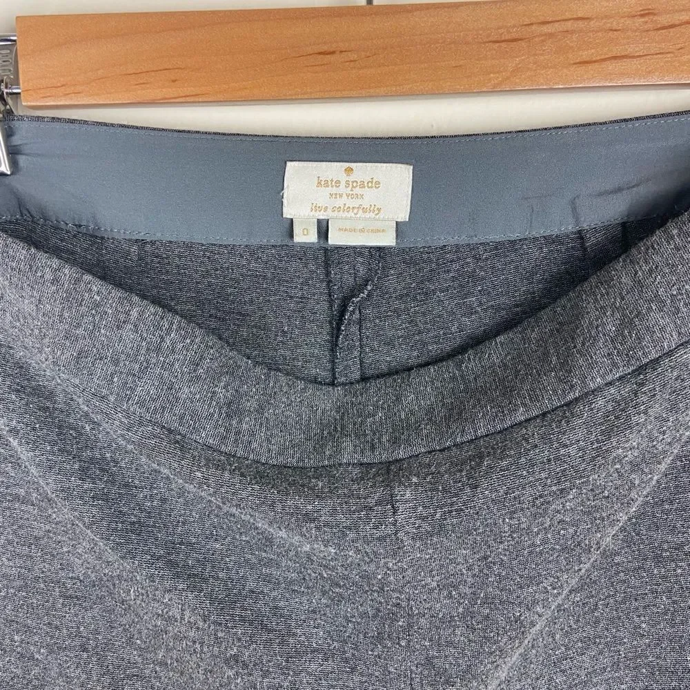 Kate Spade 7/8 Slim Fit Trousers - Gray